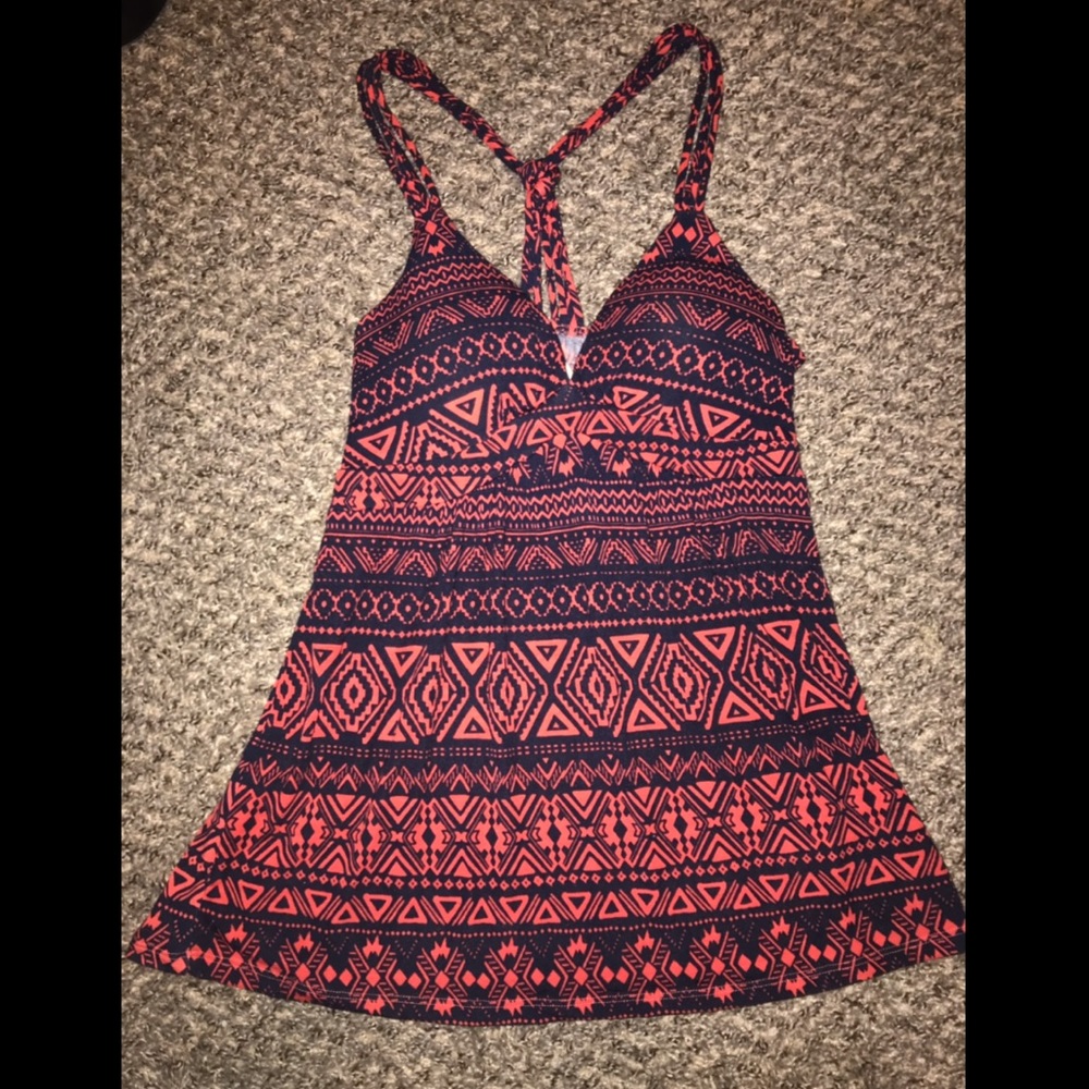 patterned braided tank - Picture 2 of 7